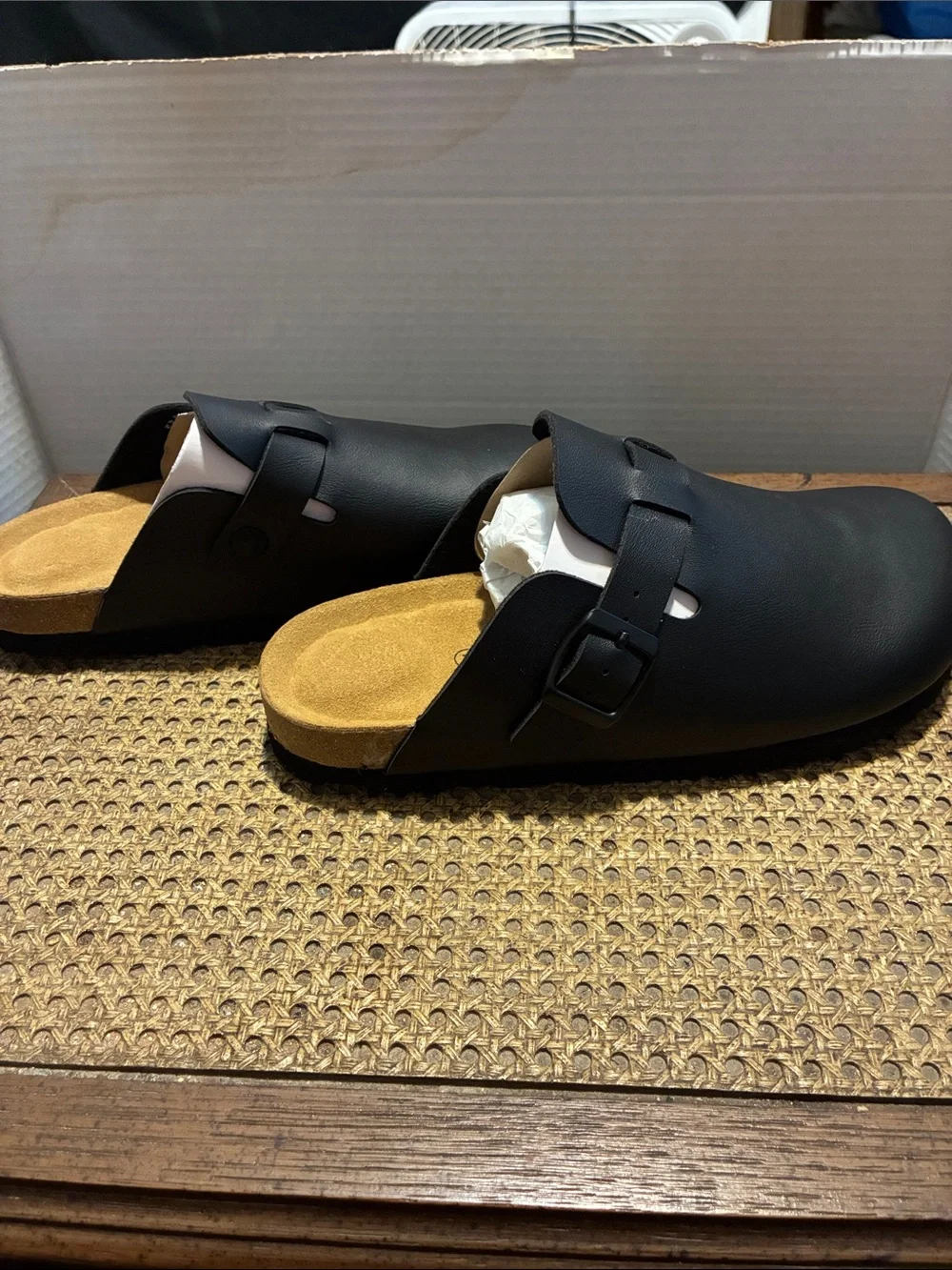 Cushionaire Kids Black Slip-On Clog with Adjustable Strap 🆕